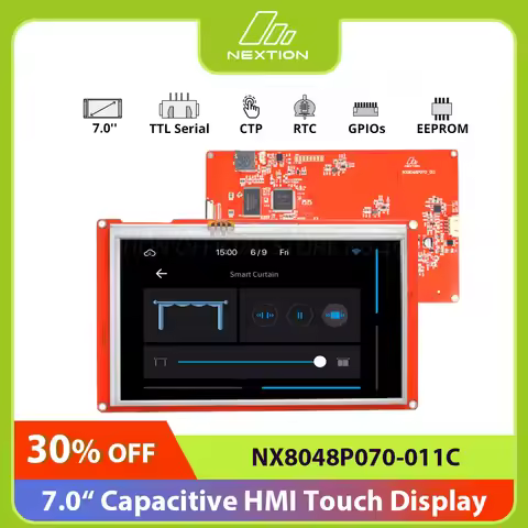 NEXTION NX8048P070-011C 7.0'' HMI Touch Display Module Intelligent Series Multifunction HMI Capaciti
