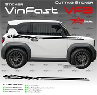 Sticker Mobil Listrik Vinfast Vf3 Aksesoris Mobil Listrik