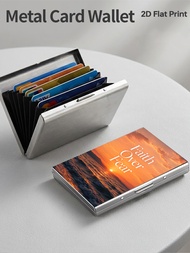 Unisex RFID Metal Card Holder Sleeve | Side Opening Anti Theft Protector | Fashion Credit Card Case 