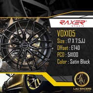 Raxer VOX105 17 X 7.5JJ 5X100 Satin Black