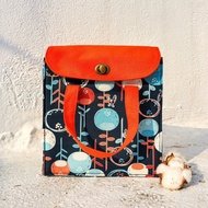 撞色手提便當袋