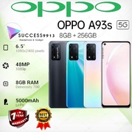 【HP BARU】【BISA COD】Oppo A93s 5G RAM 8GB/256GB Original HP OPPO 48MP Batt 5000mAh Garansi 1 Tahun