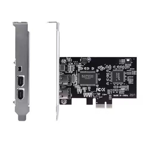 1394a controller card firewire controller card PCI-E PCI Express FireWire 1394a IEEE 1394 Controller