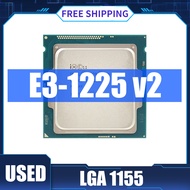 ใช้ E3 Intel Xeon เกือบใหม่ของแท้1225 V2 1225v E3 2เดสก์ท็อปเซอร์เวอร์โปรเซสเซอร์ซีพียู3.2 GHz Quad-Core Quad-Thread 8M 77W LGA 1155สำหรับเมนบอร์ด B75