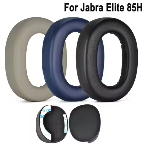 1 Pair New Leather Accessories Headset Cushion Cover Earmuff Ear Pads Replacement For Jabra Elite 85