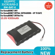 032PPTC 31CR19/65-2 BM-BAT-6 High Quality Battery 10.8V 4300mAh For KoreaBIONET BM7 BM7Vet Brand New