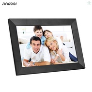 Andoer 10.1 Inch Smart WiFi Photo Frame Digital Picture Frame HD IPS Touch-screen 1280*800 Photo 1080P Video 16GB Storage Supports Auto Rotation Photo Sellwell-1222