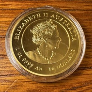 澳洲伊莉莎白二世女王袋鼠金幣、伊莉莎白二世女王紀念章、100澳元金幣套裝
