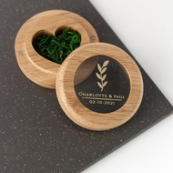 定制戒指承載盒，戒指枕，戒指盒，個性雙戒指架