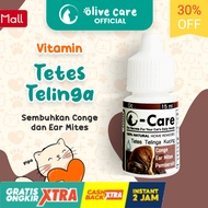 Olive Care Tetes Telinga Kucing untuk Conge & Ear Mites