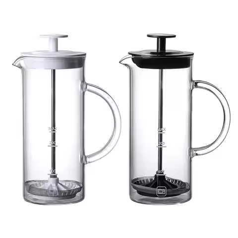 French Press Coffee Maker 480ml Filtration Coffee Pot Coffee Press for Milk Pot Camping Kitchen Offi