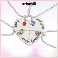 ORIENTLIIY 4 Bff Fashion Love Necklace Nice Gift Necklace