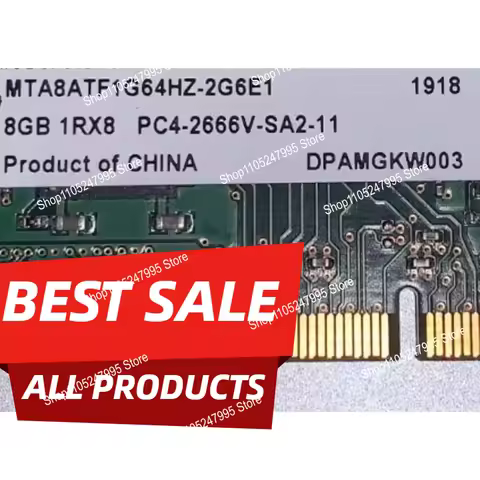 DDR4 8G 1RX8 PC4-2666V-SA2 MTA8ATF1G64HZ-2G6E1