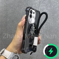 Suitable for VIVO Y29 4G Y29S Y39 T4X 5G phone case U-shaped bracket magnetic four corner anti drop 