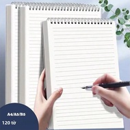 Cuộn Dày A4 B5 A5 Line Notebook Lật Lên 120 Tờ/240 Trang Notepad Cho Đồ Dùng Văn Phòng Trường Học