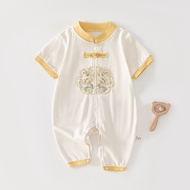 Baby One-Year-Old Romper Summer Clothes New Chinese Girl Baby One-Year-Old Romper One-Year-Old Rompe