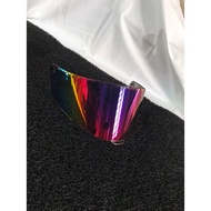 VISOR KYT TT-Course Visor Siang Malam Fullface Visor Helmet(REVO RED/REVO BLUE GOLD/REVO BLUE PURPLE