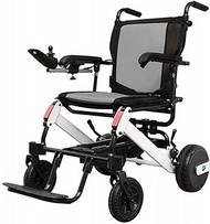 Lightweight for home use Folding Electric Wheelchair - Lightweight Save Space Portable Electric Wheelchair for Travel Home Outdoor - More Stable Support 120Kg Heavy Duty Weight Only 47.39Lbs