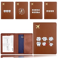 Passport Cover Card Slot Passport Holder Travel Case Wallet ID Card Pocket Handbag Sarung Pasport Do