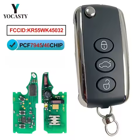 Keyless Go Smart Remote Car Key 3/4 Buttons 315MHz 433MHz 46 Chip For Bentley Continental GT Flying 