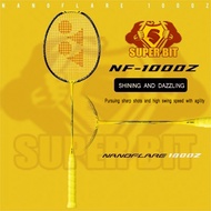 YY Nanoflare 1000Z Yellow Badminton Racket Full Carbon 30LBS Speedy Attacking Badminton Racket