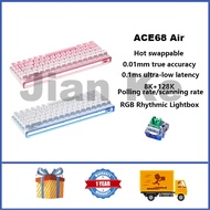 Mchose Ace68 Air Magnetic Keyboard 65% Hot swappable RGB RT0.01 8K+128K Custom Gaming Keyboard