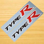 Honda Civic Type R FD2 Decals Sticker Auto Door Vinyl Body Wrap Decoration Reflective Customizable C