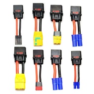 Adapter Cable QS8 Male to XT90S XT60H TRX EC5 T Plug Female with Cable 10AWG 50mm/100mm Compatible w
