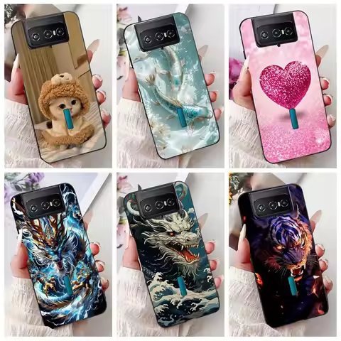 For Asus Zenfone 7 Pro ZS671KS ZS670KS Case Soft Silicone Bumper Protective Cover For ASUS_I002DD I0