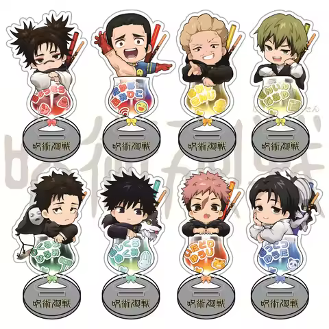 Jujutsu Kaisen Drink Cup Version 10cm Acrylic Stand Figures keychain Collectible Merchandise Desktop