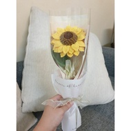 crochet sunflower, handmade flower, sunflower boutique,Crochet flower