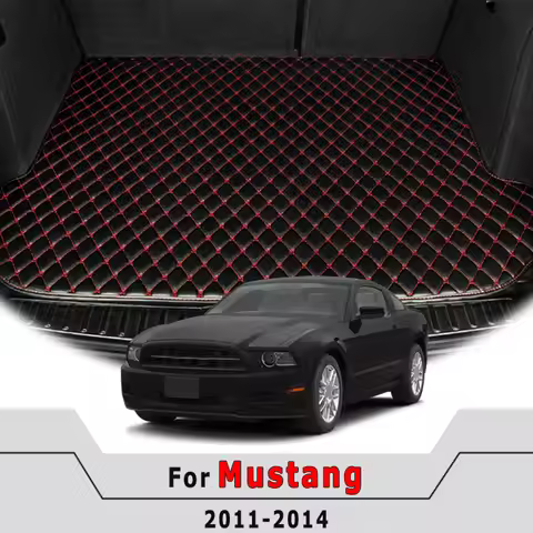 Car Trunk Mats For Mustang 2014 2013 2012 2011 Cargo Liner Auto Interior Accessories Custom Covers A