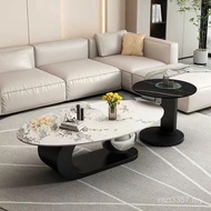 Coffee Table Luxury Red Extremely Household Table New Style Simple Light Net Coffee Table Living Roo