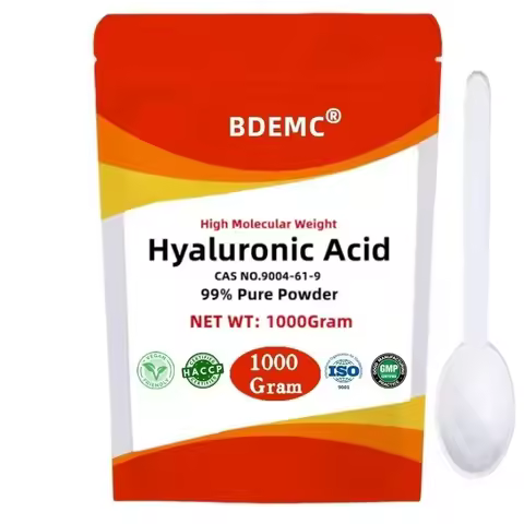 50g-1000g 99% Hyaluronic Acid Serum Powder Ha,high Molecular Weight Sodium, Moisturizing Whitening S