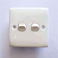 MIND 2K SERIES 2 GANG (1WAY + 2WAY) SWITCH