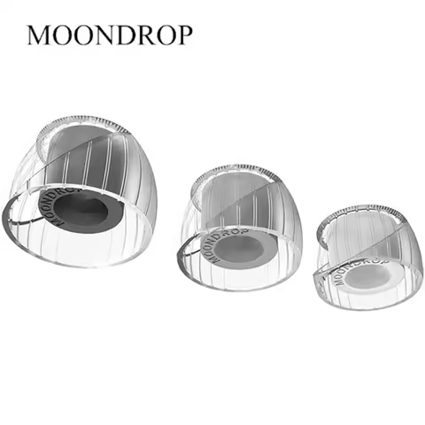 MoonDrop Spring Tips Silicone Earphone Ear-Tips MoonDrop Kato (3 pairs)