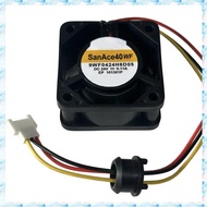 [R Q M U] DC 24V 0.11A 9WF0424H6D05 40x40x20mm 3-Wire for Server Inverter Cooling Fan, Brushless 3-P
