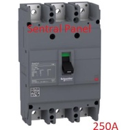 MCCB Schneider NFB Breaker EZC 250F EZC250F 3P 250A 250 A EZC250F3250 18 kA 18kA