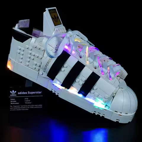 No Model LED Lighting Set Suitable for LEGO Adidas Originals Superstar 10282(Not Include Building Bl