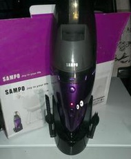 SAMPO聲寶乾濕兩用手持充電吸塵器 EC-SA05HT有過電如圖無配件測試當銷帳零件品