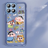 HONOR 400 Smart Honor X7d 5G Crayon Shin-chan Lovely Case Crystal Clear Phone Casing Shockproof Cove