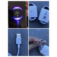 Original Xiaomi Turbo Charge Charger Cable Supports Sycn Data Fast Charging 6 Ampere White - 12 Mont