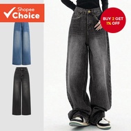 Casual Jeans Cat's Whiskers Pocket Jeans for Women L106AD1240