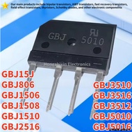 1-5PCS NEW GBJ15J GBJ2516 GBJ5016 GBJ1510 GBJ3510 GBJ5010 GBJ1508 GBJ3516 GBJ3512 GBJ806 GBJ1506 Rec