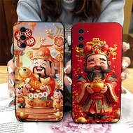 Samsung s23 5g / ss s23 plus / ss s23 fe/ss s23 ultra 5g case printed with God of Wealth image