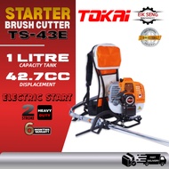 [ 100% Original ] TOKAI Brush Cutter Electric Start 2 Stroke / Mesin Rumput Backpack TS-43E