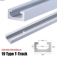 JUNMPERRD 1Pcs T-Track, Aluminium Alloy 300-600mm T-Slot Track, 19 Type 19x9.5mm Slide Guide Rail T 