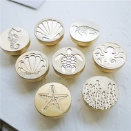 FT3H Hippocampus Sea Horse tortoise Sea turtle whale starfish shell octopus Stamp / Wedding Wax Seal