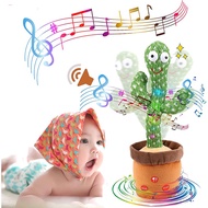 24 Hourly DeliveryHot Sale Cute Stuffed Flowerpot Twisting Dancing Cactus Doll Talking Singing Music Dancing Cactus Plush Toy