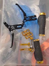 RIDEA Brompton  c 扣， 座管夾 ，手筒，